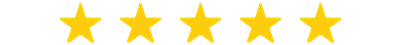 Five-star review icon, representing top-rated customer satisfaction with Jamestown Mattresses.