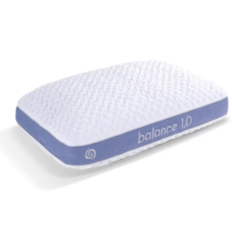 Balance pillow from bedgear, featuring advanced comfort, on white background.